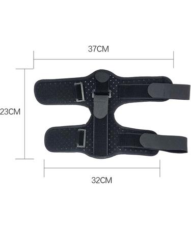 PERZOE Stretch Fabric Foot Orthosis Rehabilitation Fixed Support Brace with Adjustable Size for Enhanced Pain Relief Built-in Steel Plate Breathable Black One Size One Size Black - Buy Online on GoSupps.com