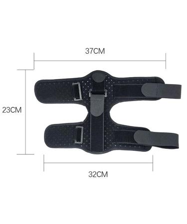 Breathable Foot Support Drop Orthosis Brace with Adjustable Size for Enhanced Rehabilitation Pain Relief Fixed Stretch Fabric Built-in Steel Plate Black One Size One Size Black - Buy Online on GoSupps.com