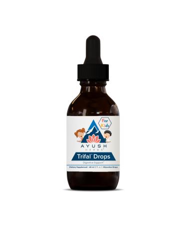 Ayush Herbs Trifal Drops - Digestive & Immune Wellness Booster for Kids Kids Alcohol Free Digestive Support Drops with Amla for Toddlers Children - 2 FL Oz Dropper Bottle (80 Servings)