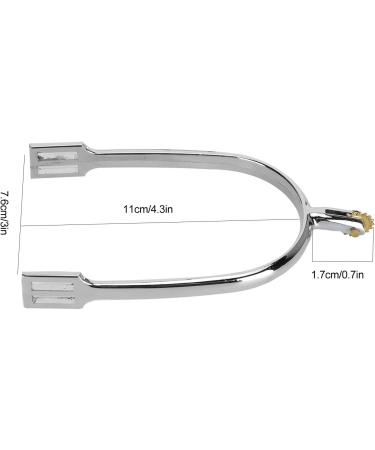Haowecib Horse Training Boot Spores - Zinclegation with Rotatable Copper Wheel for Competition Entertainment - Buy Online on GoSupps.com