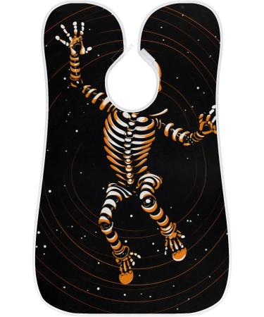 Cute Skeleton Beard Bib Apron | Beard Hair Catcher for Men | Perfect Father's Day & Christmas Gift for Dad & Husband - Buy Online on GoSupps.com