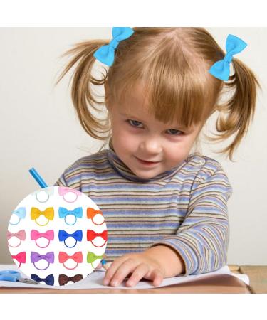 20-Piece Baby Girls Hair Loops - Elastic Headbands & Ponytail Holders - Perfect Hair Accessories for Toddlers - Buy Online on GoSupps.com