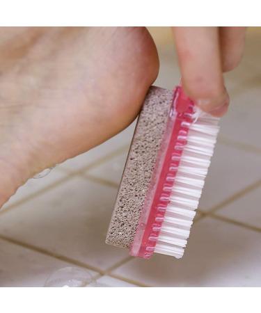 Pedicure Foot Brush Pumice Stone Set - Nail Brush & Scrubber, 4 Pack - Buy Online on GoSupps.com