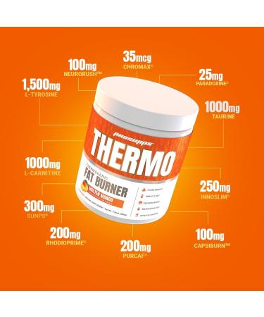 PROSUPPS Thermo Fat Burning Thermogenic Powder Weight Management and Pre Workout - Molten Mango - 7.05 Oz - Buy Online on GoSupps.com