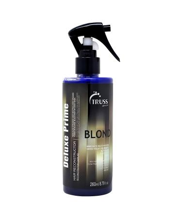 Truss Deluxe Prime Champagne Blond Toner - Violet Purple Spray Treatment Neutralizes Warm, Brassy Yellow Tones On Blonde, Highlighted, Silver And Bleached Hair For The Perfect Platinum Effect