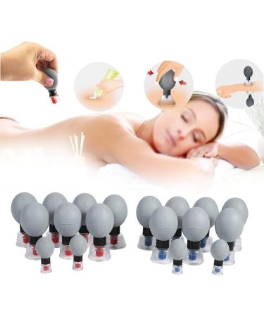 Magnetic Suction Cup Set for Relaxation & Slimming - 18 12 & 8 Pieces Available | Body Massage Tool - Buy Online on GoSupps.com