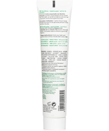 Melvita Natural toothpaste for optimal oral hygiene long-lasting mint freshness environmentally friendly fights dental plaque daily use 75 ml - Buy Online on GoSupps.com