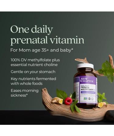 New Chapter Prenatal Vitamins One Daily Prenatal Multivitamin Enhanced for Age 35+ with Methylfolate + Choline for Healthy Mom & Baby Gluten Free & Non-GMO- 90 ct 90 Count (Pack of 1) - Buy Online on GoSupps.com