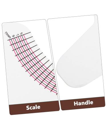 30 Pcs Paper Eyelash Measuring Rulers - Precision Lash Curling Degree & Length Tool - Assorted Colors - Perfect for Eyelash Extensions - Buy Online on GoSupps.com