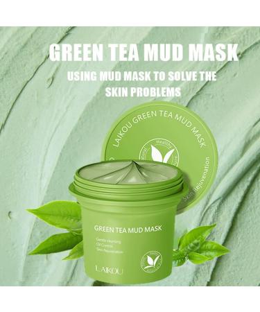 AKARY Green Tea Clay Mask - Organic Hydrating Mud Mask for Deep Cleansing & Blackhead Removal - Buy Online on GoSupps.com
