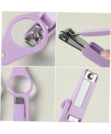 Beaupretty 1pc Nail Clippers Nail Trimmer Nail for Men Cat Claw Trimmer Nail Clipper with Magnifier Cuticle Clippers Nail Clippers with Magnifier Portable Nail Cutters Japan Puppy 15*4.5*1.6cm Purple - Buy Online on GoSupps.com