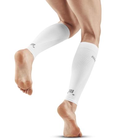 CEP Ultralight Calf Sleeves V3 for Women - White | Best Compression & Support for Active Lifestyle - Buy Online on GoSupps.com