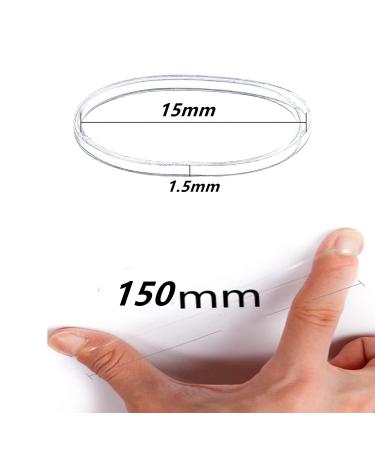 1000Pcs Clear Elastic Hair Bands with 4 Topsy Tail Tools - French Braid & Ponytail Styling Set for Girls, Women - Includes Rat Tail Comb - Buy Online on GoSupps.com