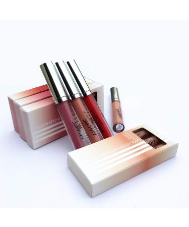 3 Pieces Waterproof Matte Lip Gloss Set - Long Lasting Moisturizing Lipstick - Sexy Makeup Cosmetics | #04 - Buy Online on GoSupps.com