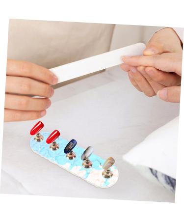 minkissy 1 Set Fake Nails Display Stand Press on Nails Practice Holder Nail Tools Nail Holder Press on Artificial Nails Holder Fairy Exercise Rack Bracket Base False Nails Acrylic 12.8x3.9x3cm As Shown - Buy Online on GoSupps.com