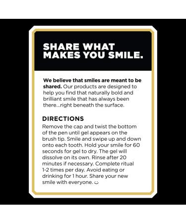 Active Wow 24K Teeth Whitening Pen - Charcoal & Mint - Sparkly White - 0.09 fl oz - Buy Online on GoSupps.com