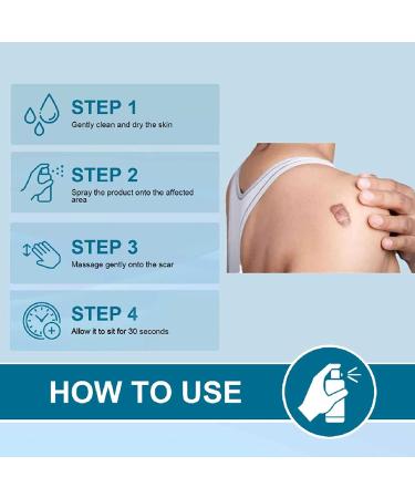 Advanced Scar Removal Spray - Medical Grade Treatment for Acne Scars and Dark Spots - Gentle Skin Care (5PCS) - Buy Online on GoSupps.com