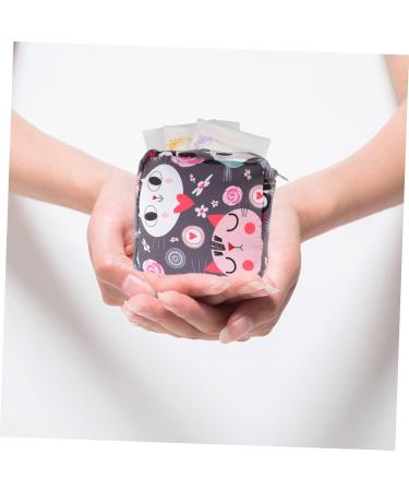 Healeved 5-Set Aunts Towel Keeping Pads for Teenagers - Portable Menstrual Tape Bags for Girls - Polyester Coin Tin Holder Bracket - Buy Online on GoSupps.com