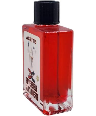 Holy Death x Reversible Oil (Santa Muerte X Reversible Aceite) Spiritual Anointing Oil by CASA ESOTERICA MAGICK SPACE- Reverse Black Magick with Santisima Murete-0.5 FL OZ (3 Pack) - Buy Online on GoSupps.com