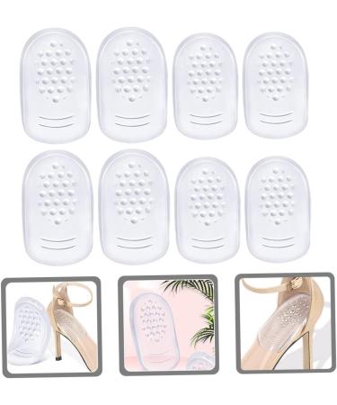 NOLITOY Silicone Heel Pads for Women - 4 Pairs Self-Adhesive Gel Inserts for Comfort in Heels & Boots - Clear Cushion & Grip for Dressy Shoes - Buy Online on GoSupps.com