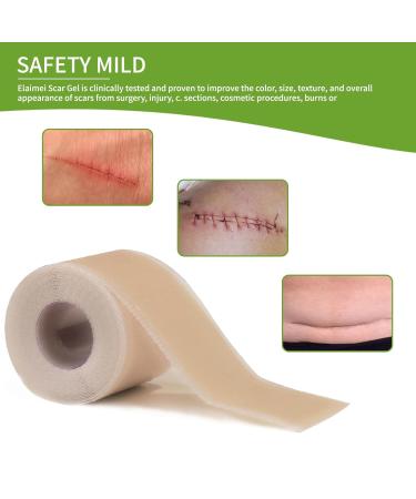 Premium Silicone Scar Tape - Medical-Grade Pain-Free Solution for All Scars - Easy Application & Removal - Buy Online on GoSupps.com