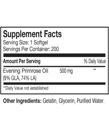 GMPVitas Evening Primrose Oil - Promotes Smooth and Healthy Skin, Supports Hormonal Balance - Buy Online on GoSupps.com