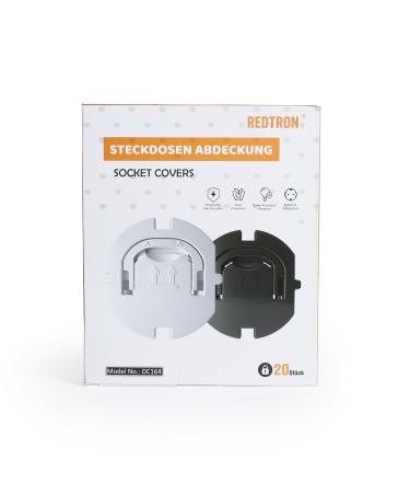 Buy Redtron Socket Fuse with Zugring | 20-Pack Child Locking Socket Protection for Babies & Children - Safe & Reliable - Buy Online on GoSupps.com