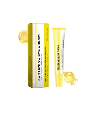 Instant Temporary Eye Tightener Cream: Reduces Under Eye Bags, Dark Circles & Puffiness, Anti-Aging Fine Lines, Firm Delicate Skin Under Your Eyes, Rapid Eye Firming 0.5 oz (1)