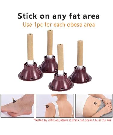 Abbto Losing Burning Column - 10 Moxibustion Herbal Sticks for Weight Reduction | Self-Adhesive Moxa Sticks for International Shipping - Buy Online on GoSupps.com