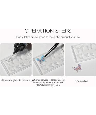 Nail sculpting gel - 10 ml Jewelry sculpting glue - Non-sticky 3D nail gel - For beginners salons home painting nail shops glitter gem design - Buy Online on GoSupps.com