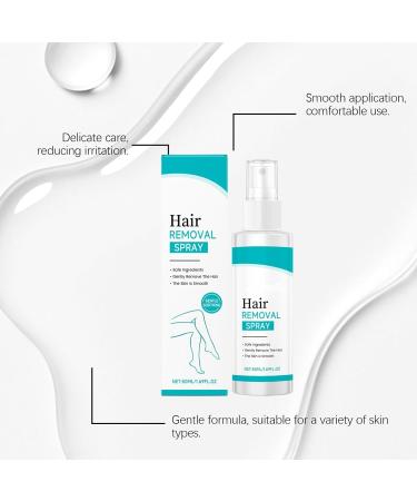  demaxiyad Hair Removal Spray for Women 50ml Soothing Portable Solution for Soft Skin - Hair Removal Spray for Bikini Area Lips Bikini Line Underarms Face Legs Arms - Buy Online on GoSupps.com