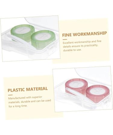 Solustre 32 STK Pink Contact Lens Container Set - Travel Accessories & Local Storage Case - Buy Online on GoSupps.com