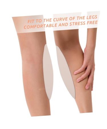 Buy Breathable Adhesive Calf Pads for Thin Legs Soft Support for Crooked Legs | Portable & Transparent - 20.00X9.00X0.50CM - Buy Online on GoSupps.com