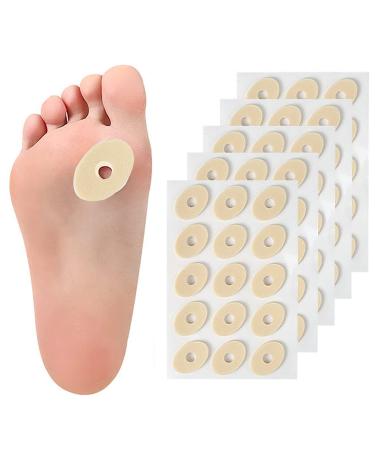 120 Pcs Foam Corn Cushions Corn Pads Soft Shoes Sticker Waterproof Toe Pads for Corn Callous and Feet Protectors