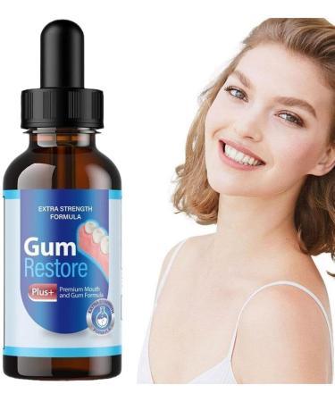 Advanced 30 ml Gum Repair & Regrowth Drops - Natural Oral Care Liquid for Rejuvenation | 3 Pieces - Buy Online on GoSupps.com