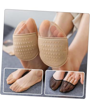 Shop 5 Pairs Half Socks - Honeycomb Foot Pads Non Skid No Show Outdoor & Metatarsal Socks for Women - Buy Online on GoSupps.com