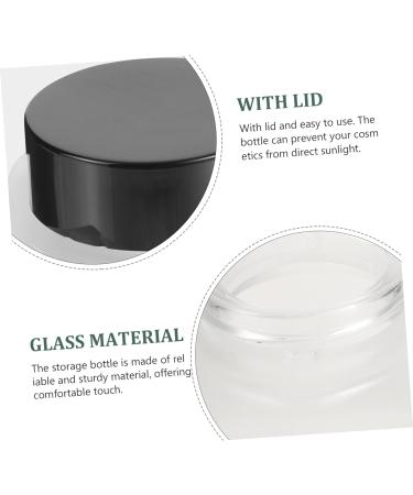 minkissy Eyeshadow Jars Sample Jars Toiletry Bottle Face Cream Jar Body Butter Jars Lotion Jar Empty Refillable Cosmetic Jars Portable Cosmetic Jar Empty Cream Jar Square Glass Travel Box - Buy Online on GoSupps.com