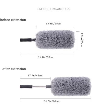 Set Duster Super Soft Duster Car Duster Exterior with Extendable Handle Car Brush Duster for Car Cleaning Dusting Handle Dusters Brushes - Buy Online on GoSupps.com