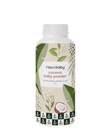 Raw Baby Baby Powder - Natural - Coconut - 8 Ounce