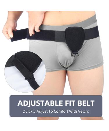 XRUIDI Men's Hernia Belt with Hot/Cold Packs - Inguinal Hernia Support Truss (S/M) - Buy Online on GoSupps.com