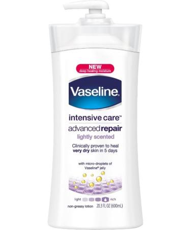 Vaseline Intensive Care Advanced Repair Lotion Lightly Scented 20.30 oz (Pack of 4)