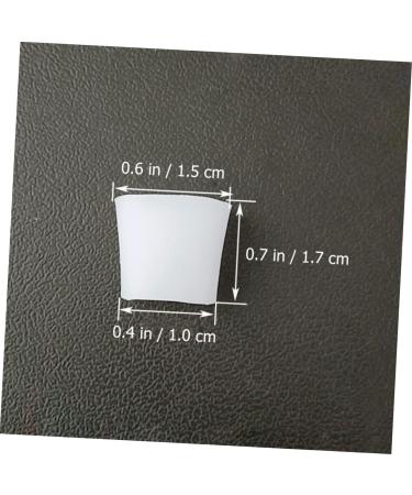 Healvian 10pcs Toe Cover & Separator Set - Bunion & Corn Protectors - Silicone Gel Sleeves - Toe Spreader Braces - White - 1.7x1.5cm - Buy Online on GoSupps.com