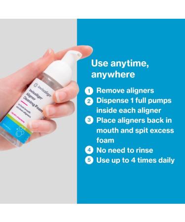 Buy INVISALIGN Aligner Cleaning Foam 55 ml | International Shipping & Best Price - Buy Online on GoSupps.com