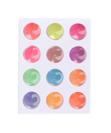 Fluorescence Nail Powder - 12 Box Neon Acrylic Glitter for Stunning Nail Art Decoration | International Shipping Available - Buy Online on GoSupps.com