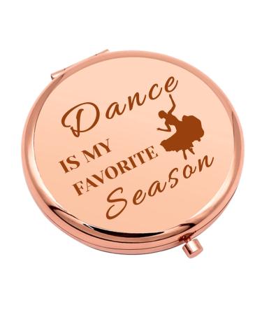 Dance Lover Gift for Women Dancer Gift Compact Makeup Mirror for Dance Student Dance Recital Gifts for Girls Dance Teacher Appreciation Gifts Folding Makeup Mirror Graduation Birthday Gifts