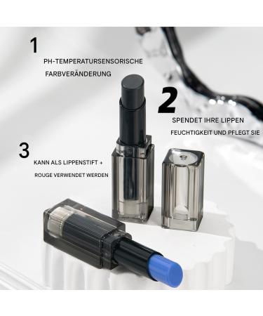 PH lip balm pH lipstick color change set of 2 waterproof tinted lip balm temperature reactive daily care for daily commutes dinners - Buy Online on GoSupps.com