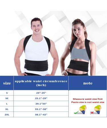 Adjustable Posture Corrector for Men & Women | Backs Straight Lumbar Support | Black B02 XL - Buy Online on GoSupps.com