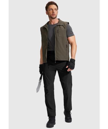 G Gradual Men's Ripstop Tactical Cargo Pants | Waterproof Stretch Hiking Pants for Men - Black, Large - Buy Online on GoSupps.com