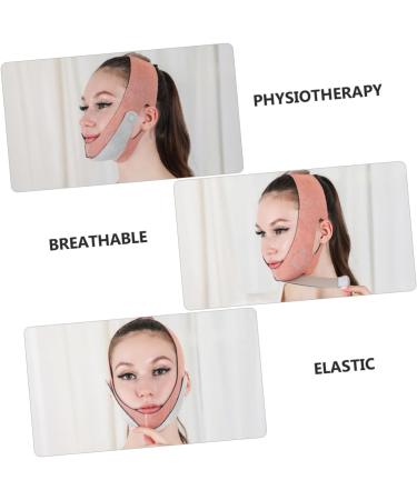 minkissy 1pc Thin Face Belt V Line Lifting Chin Strap Face Shaper Belt Anti Wrinkle v Chin Strap Anti Wrinkle Face Band Woman Belt V Line Belt Mercerized Cloth Care Thin Face Artifact 60X10.5X1cm Orange - Buy Online on GoSupps.com