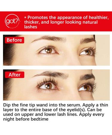 Got Lashes | Healthier Thicker & Longer Natural Lashes - Hormone Free & Cruelty Free | 5ml International Shipping Available - Buy Online on GoSupps.com